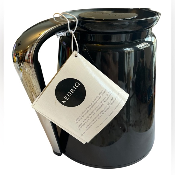 Keurig 2.0 black K-Carafe pitcher replacement silver handle new no box - Picture 3 of 5